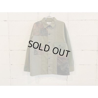 画像1: FDMTL PATCHWORK SHIRT JACKET RINSE