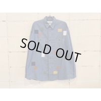 FDMTL  PATCH DENIM SHIRT RINSE 