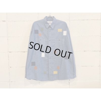 画像1: FDMTL  PATCH DENIM SHIRT RINSE 