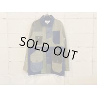 FDMTL PATCHWORK COVERALL JACKET RINSE