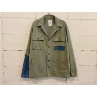 TMT HERRINGBONE TWILL UTILITY SHIRTS JKT