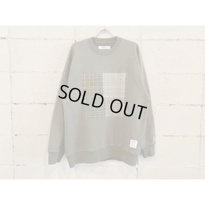 画像1: FDMTL BORO PATCHWORK SWEAT SHIRT