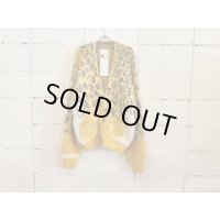 SEVESKIG Fading Leopard Knit Cardigan