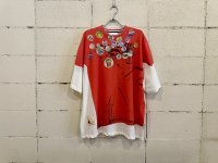 SEVESKIG Vintage Graphic Trompe-l'œil S/SL Tee