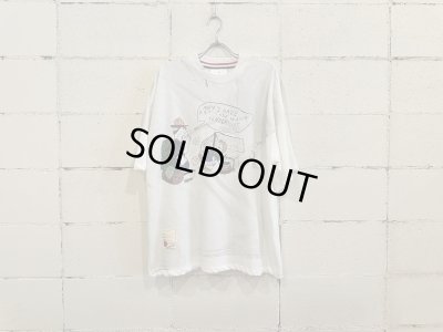 画像1: SEVESKIG Vintage Graphic Trompe-l'œil S/SL Tee