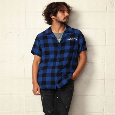 画像3: TMT ORIGINAL RAYON BUFFALO CHECK SHIRTS