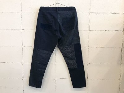 画像1: FDMTL CROPPED BORO PANTS RINSE 19AW