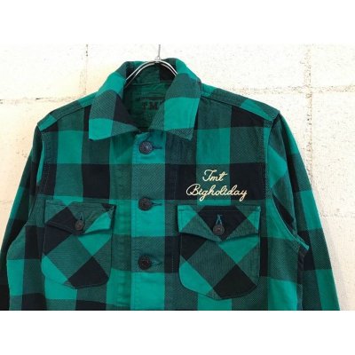 画像1: TMT PIECE DYED BUFFALO CHECK SHIRTS