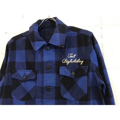 画像1: TMT PIECE DYED BUFFALO CHECK SHIRTS