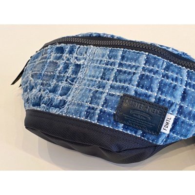 画像1: FDMTL  master-piece SASHIKO WAIST BAG