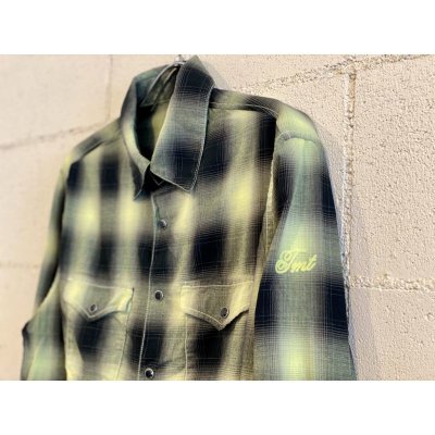 画像2: TMT 80'S NEON COLOR OMBRE CHECK SHIRTS