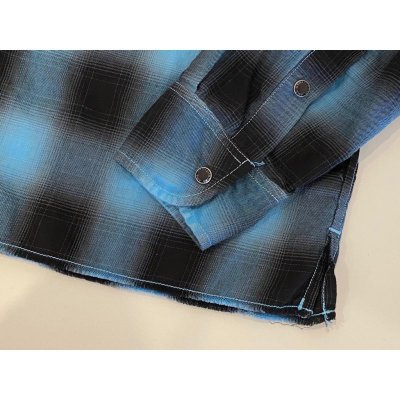 画像3: TMT 80'S NEON COLOR OMBRE CHECK SHIRTS