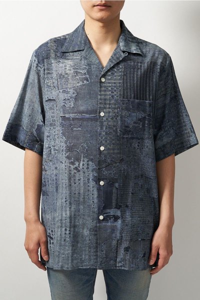 画像3: FDMTL 【NIPOALOHA】BORO ALOHA SHIRT