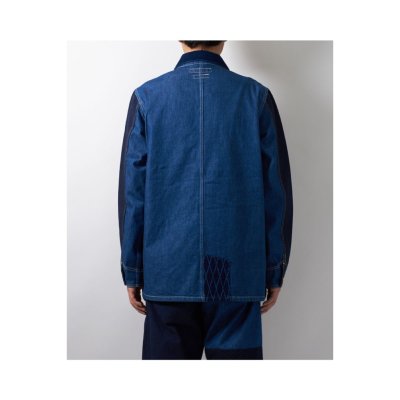 画像2: FDMTL BICLOR COVERALL JACKET RINSE