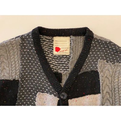 画像2: SEVESKIG HANDMADE PATCWORK CARDIGAN