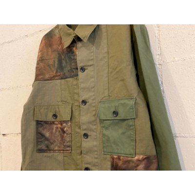 画像3: FDMTL PATCHWORK SHIRT JACKET RINSE