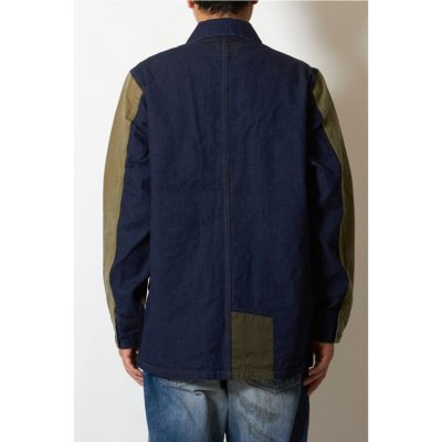 画像2: FDMTL PATCHWORK COVERALL JACKET RINSE