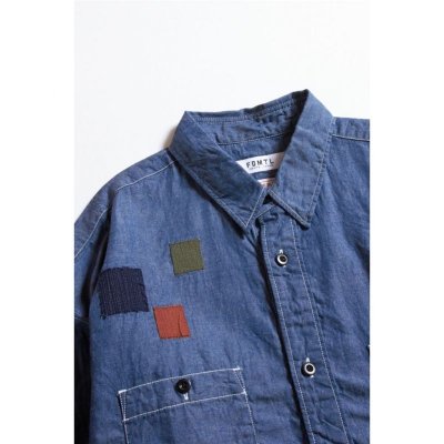 画像3: FDMTL  PATCH DENIM SHIRT RINSE 