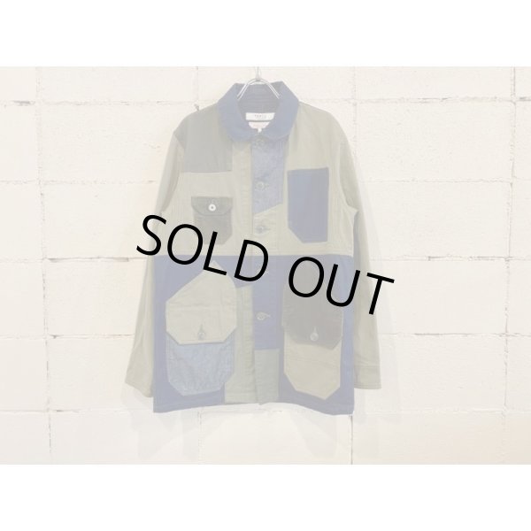画像1: FDMTL PATCHWORK COVERALL JACKET RINSE (1)