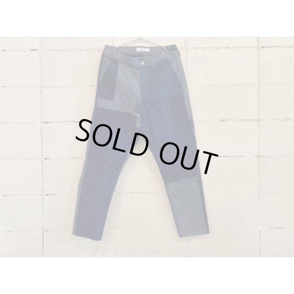画像1: FDMTL BORO PATCHWORK PANTS RINSE (1)