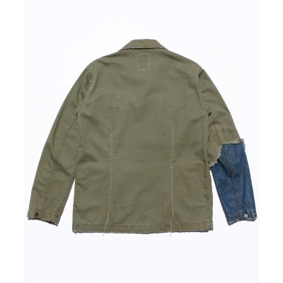 画像1: TMT HERRINGBONE TWILL UTILITY SHIRTS JKT