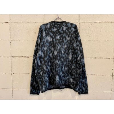 画像1: MARBLES LEOPARD MOHAIR CARDIGAN