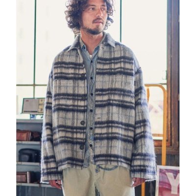 画像3: MARBLES FLEECE CHECK SHIRT