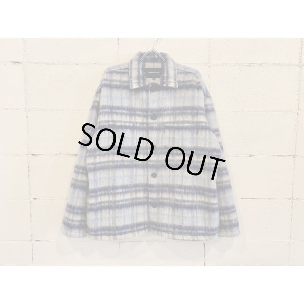 画像1: MARBLES FLEECE CHECK SHIRT (1)