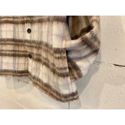 画像2: MARBLES FLEECE CHECK SHIRT