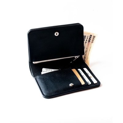 画像1: SEVESKIG Bridle leather 2 fold wallet