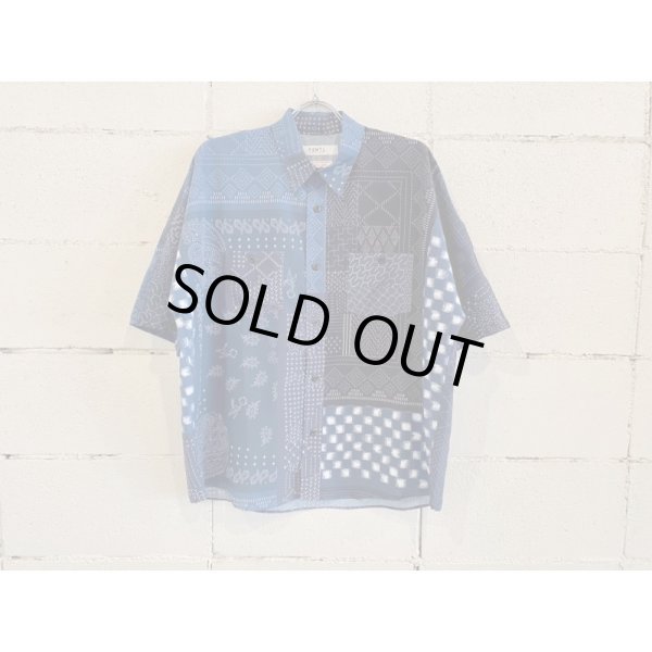 画像1: FDMTL  PRINTED PATCHWORK S/S SHIRT  (1)