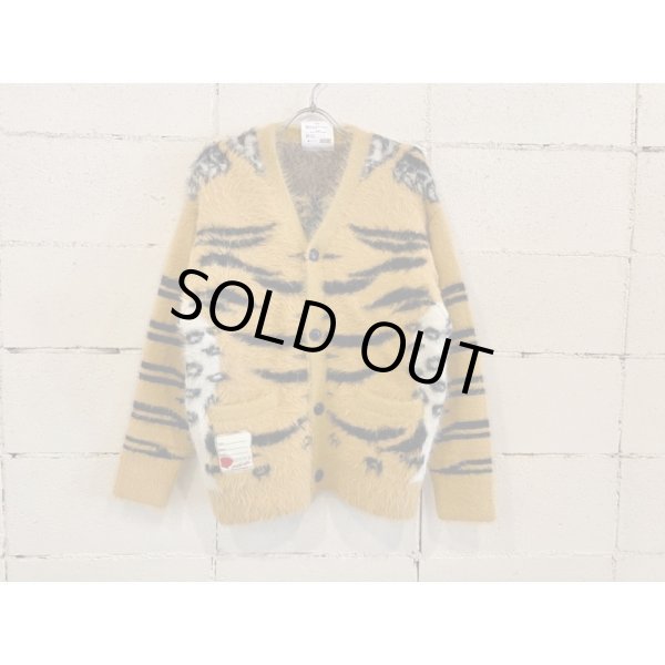 画像1: SEVESKIG Tibetan Tiger Knit Cardigan (1)