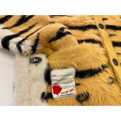 画像3: SEVESKIG Tibetan Tiger Knit Cardigan