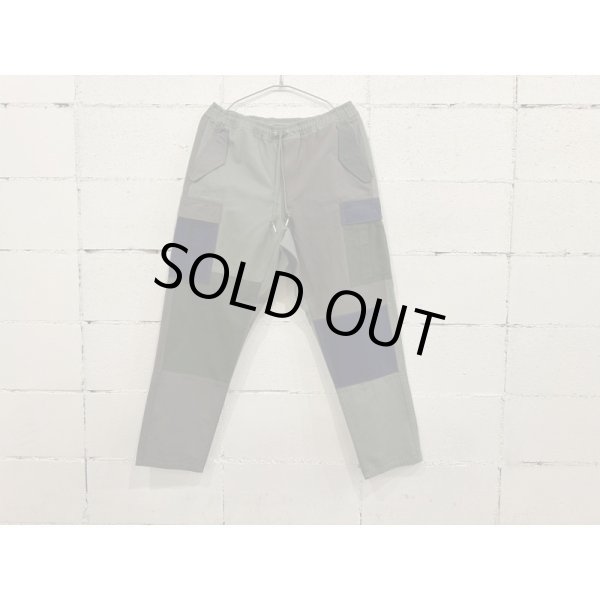 画像1: FDMTL PATCHWORK CARGO PANTS RINSE (1)