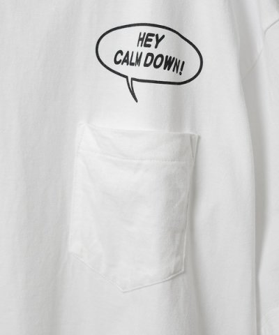 画像2: NUMBER (N)INE SKULL HEY CALM DOWN! POCKET T-SHIRTS