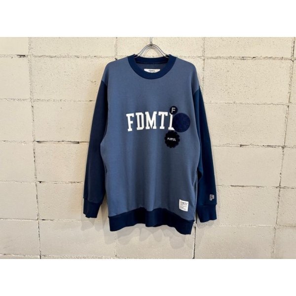 画像1: FDMTL COLLEGE LOGO SWEAT SHIRT (1)