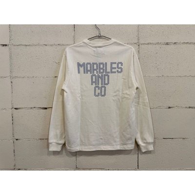 画像1: MARBLES  HEAVY ORGANIC COTTON JERSEY L/SL TEE(TMT TMT)