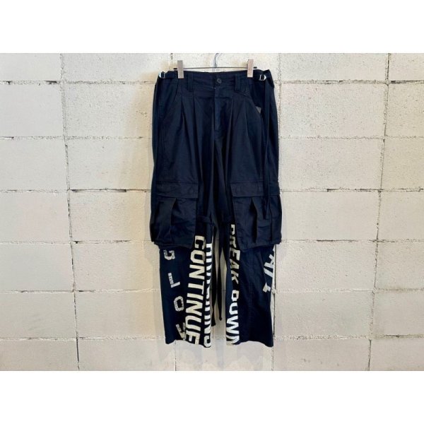画像1: SEVESKIG Typographic Graffiti 6P Pants (1)