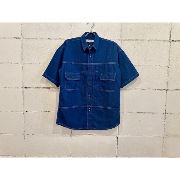 画像1: FDMTL DENIM 2ND S/S SHIRT RINSE (1)