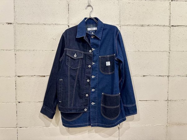 画像1: FDMTL THIRD JACKET COVERALL RINSE (1)