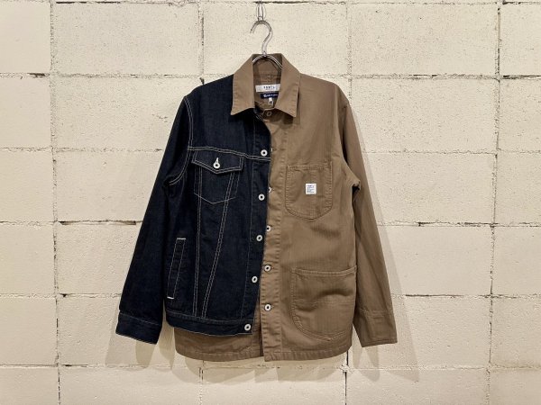 画像1: FDMTL THIRD JACKET COVERALL RINSE (1)