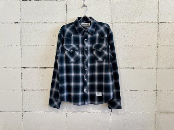 画像1: WONDER WALL MOTEL WESTERN CHECK SHIRT (1)