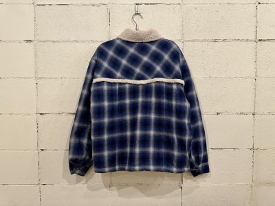画像1: WONDER WALL MOTEL CHECK WESTERN BOA RANCH JKT