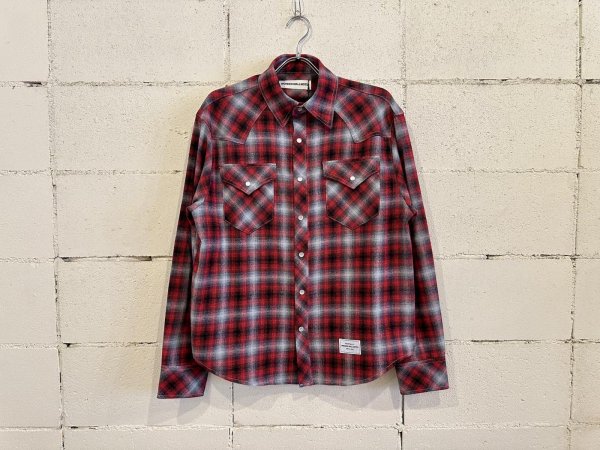 画像1: WONDER WALL MOTEL WESTERN CHECK SHIRT (1)