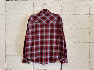 画像1: WONDER WALL MOTEL WESTERN CHECK SHIRT