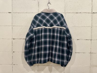 画像1: WONDER WALL MOTEL CHECK WESTERN BOA RANCH JKT