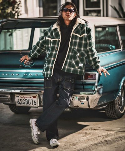 画像3: WONDER WALL MOTEL CHECK WESTERN BOA RANCH JKT