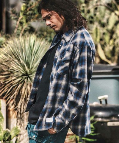 画像3: WONDER WALL MOTEL WESTERN CHECK SHIRT