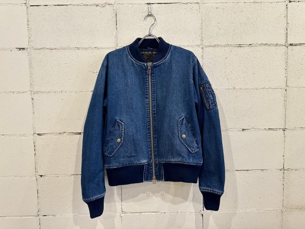 画像1: TMT MA-1 DENIM JACKET  (1)