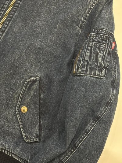 画像2: TMT MA-1 DENIM JACKET 
